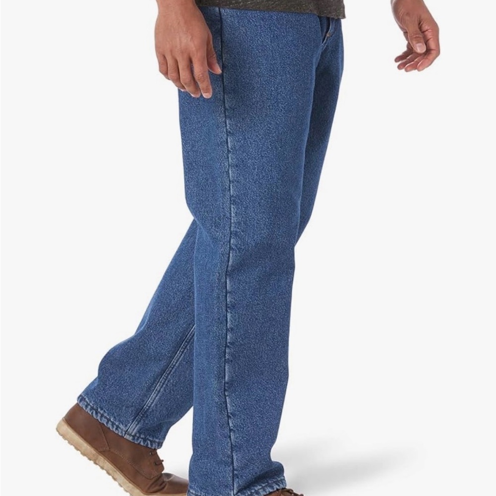 Mens Wrangler Fleece Lined Jeans